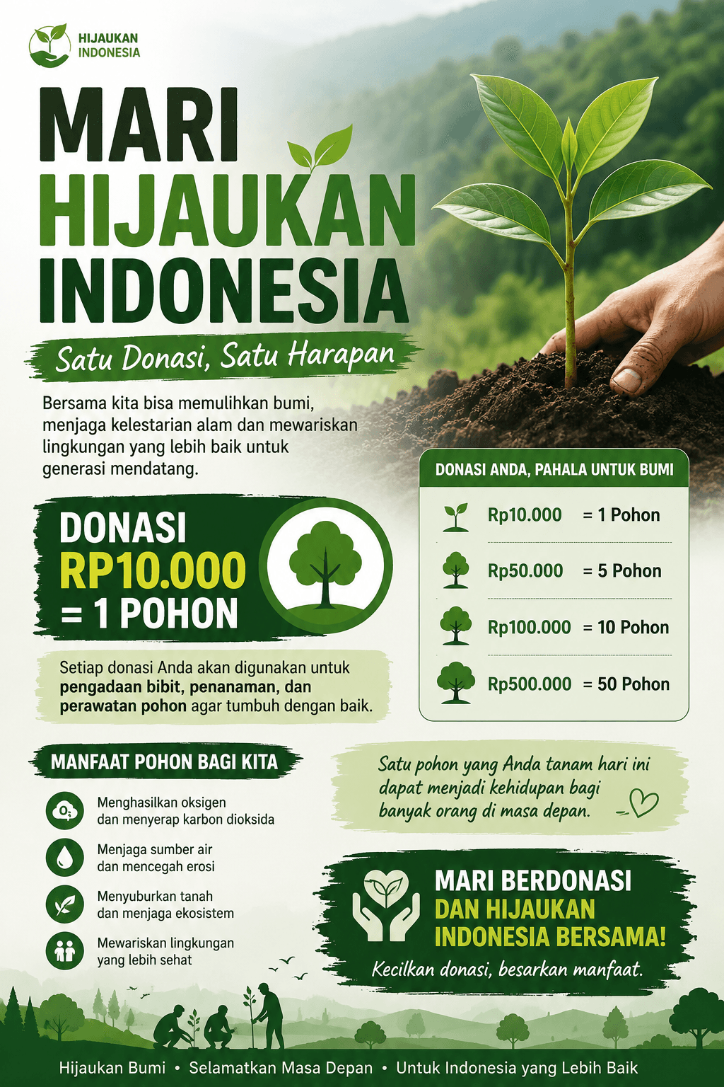 Program Donasi Penghijauan Indonesia